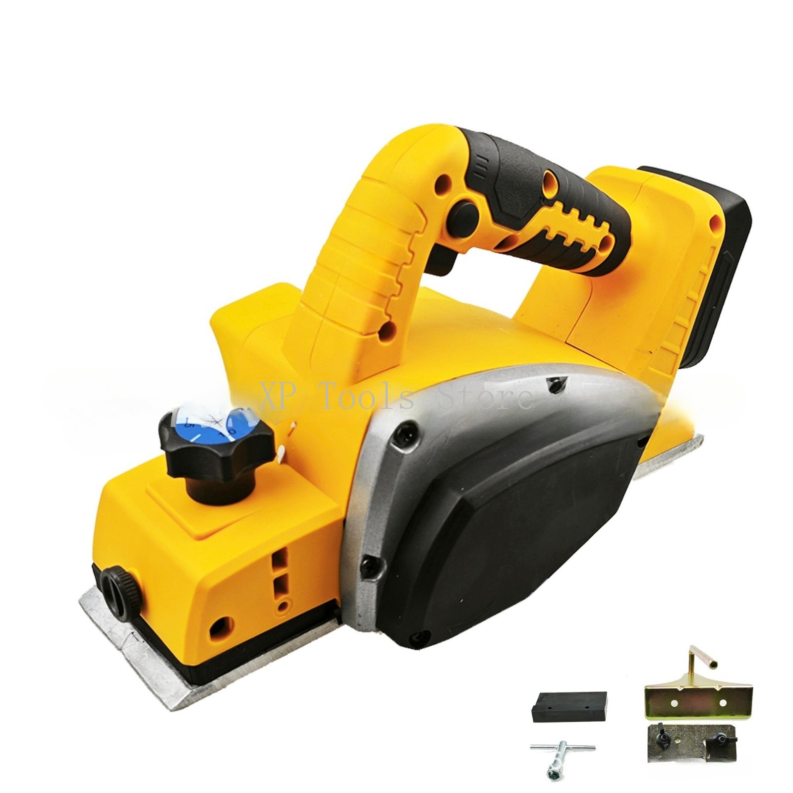 Planer Handheld Electric - เครื่องไสไม้ไร้สายแบบไร้แปรงถ่าน 15000 รอบต่อนาที เครื่องตัดแต่งไม้แบบมือถือ สำหรับแบตเตอรี่ DeWALT