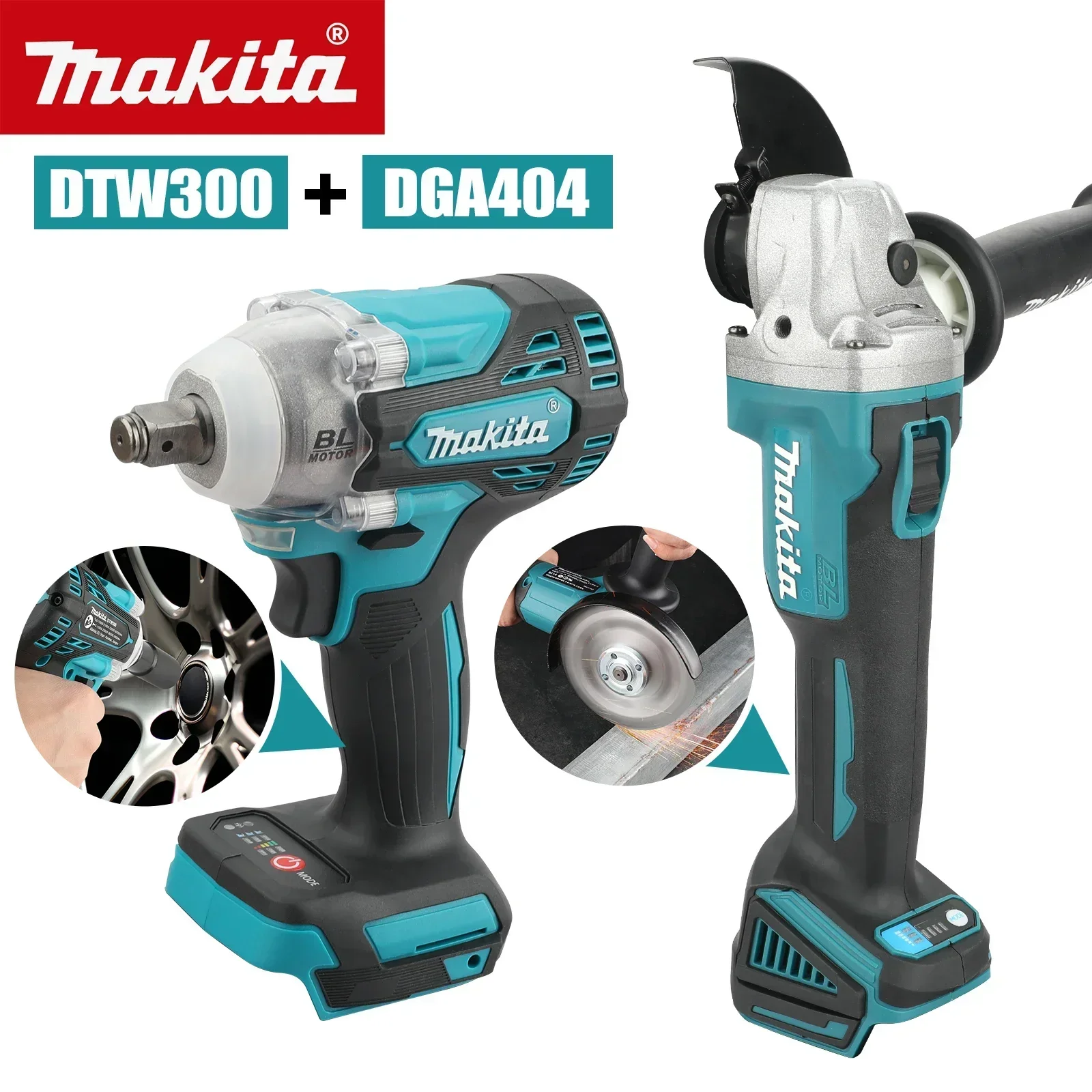 Makita Drill Dtw300 - สำหรับชุดเครื่องมือ Makita DTW300 หรือ DGA404: ประแจกระแทก