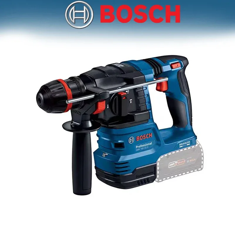 Power Tools Professional - BOSCH GBH18V-22X 18V ค้อนเจาะไฟฟ้าแบบหมุนระดับมืออาชีพ ไร้แปรงถ่าน เครื่องมือไฟฟ้าสำหรับเจาะคอนกรีตและเหล็ก