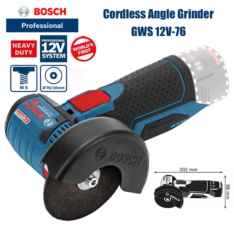 บ๊อช GWS 12V-76 Professional เ - Power Tools Professional บทวิจารณ์และราคา