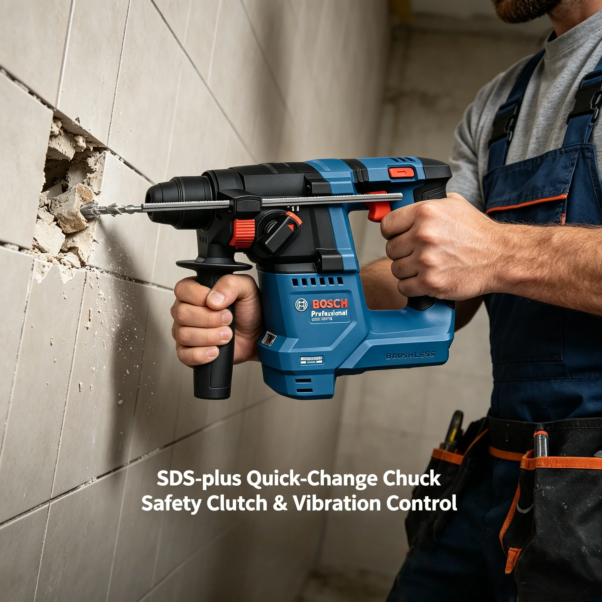 บ๊อช GBH 18V-18 สว่านโรตารี่ไร - Power Tools Professional บทวิจารณ์และราคา