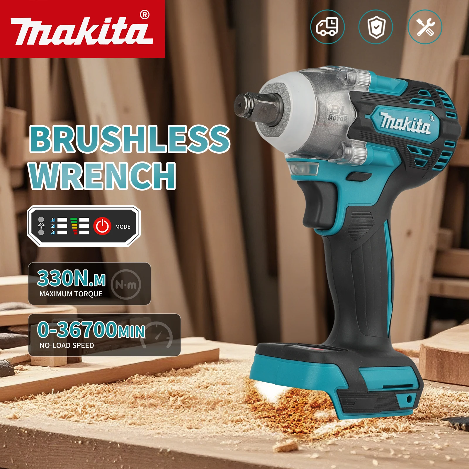 สำหรับเครื่องขันน็อตกระแทกไร้แ - Makita Drill Dtw300 บทวิจารณ์และราคา